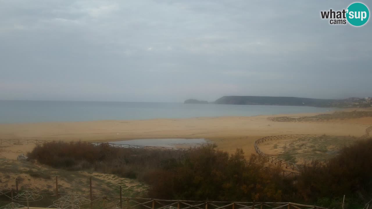 Cámara web Torre dei Corsari – Vista en directo de la playa desde Punta Usai