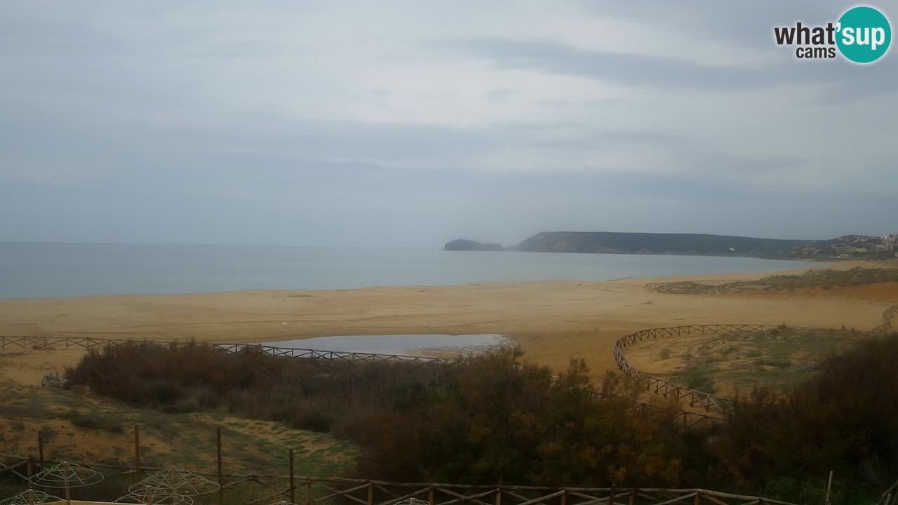 Cámara web Torre dei Corsari – Vista en directo de la playa desde Punta Usai