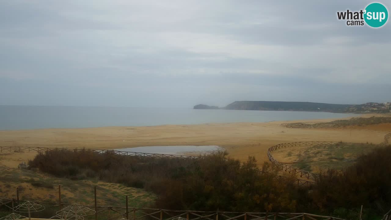 Webcam Torre dei Corsari – Vista live sulla spiaggia da Punta Usai