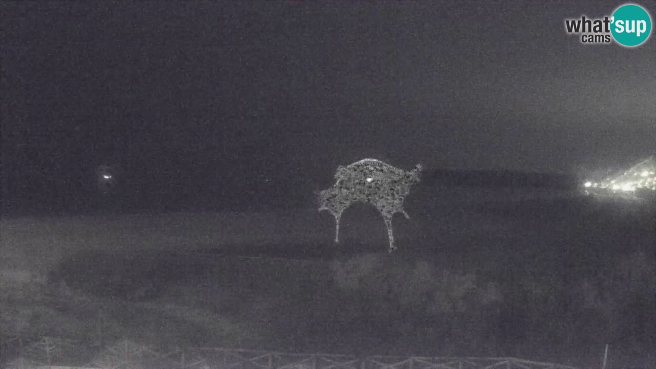 Webcam Torre dei Corsari – Vue en direct sur la plage depuis Punta Usai