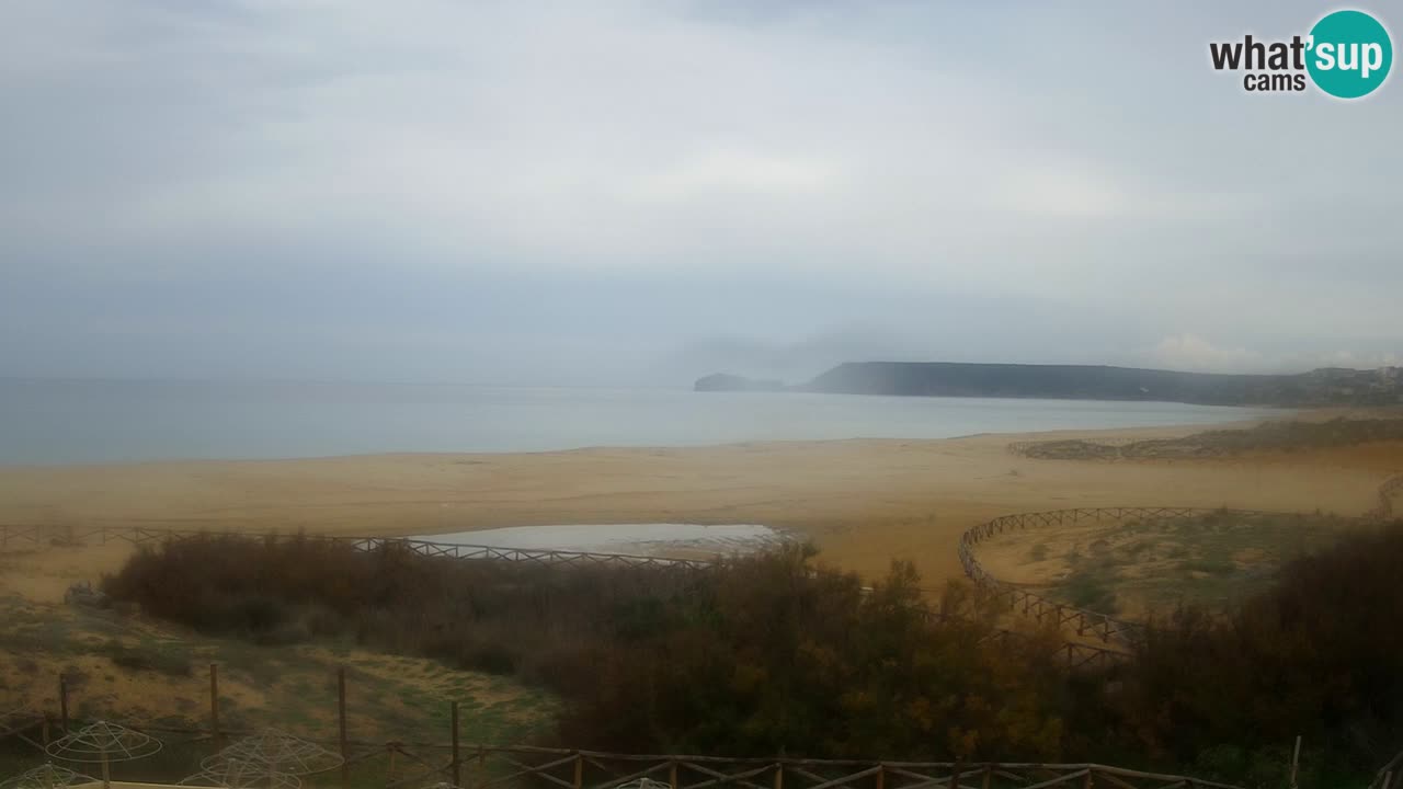 Cámara web Torre dei Corsari – Vista en directo de la playa desde Punta Usai