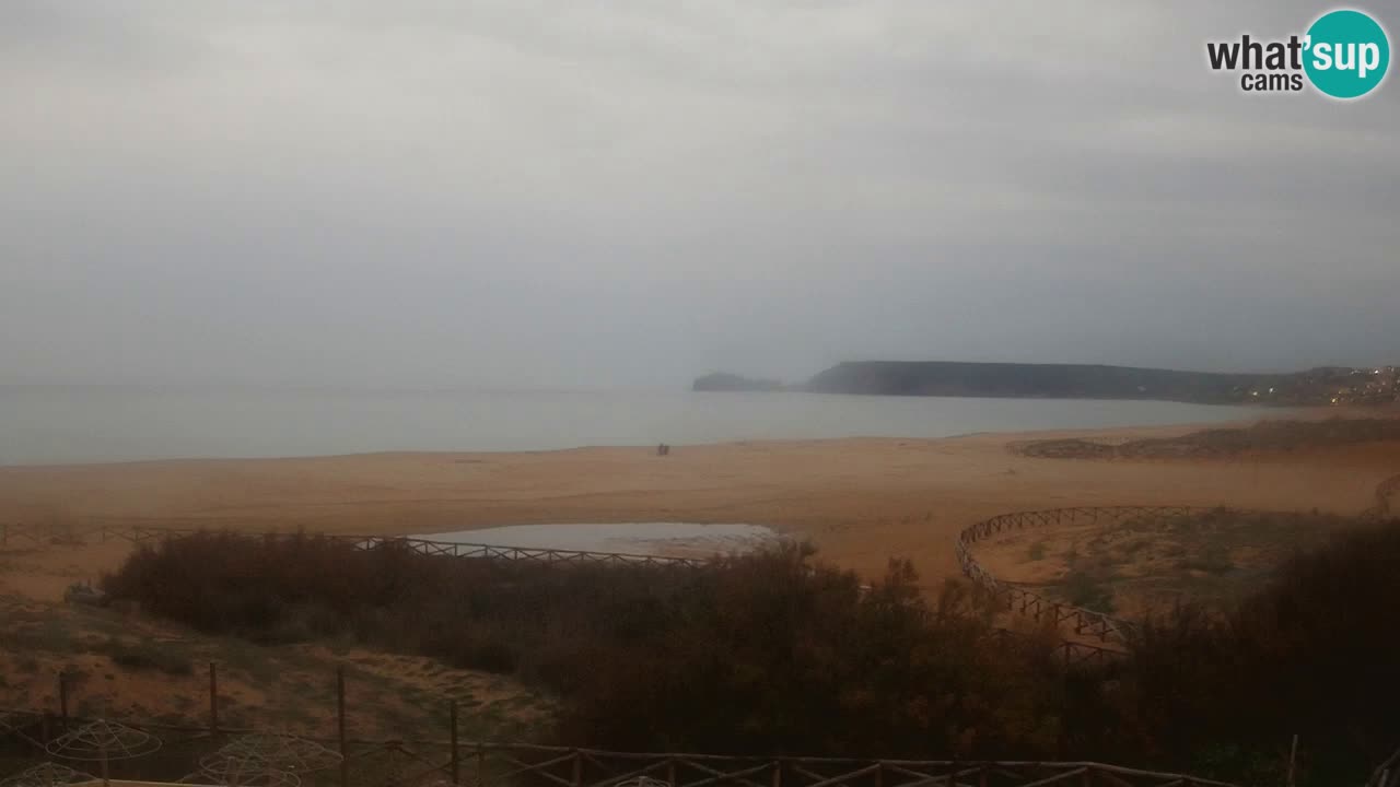 Cámara web Torre dei Corsari – Vista en directo de la playa desde Punta Usai