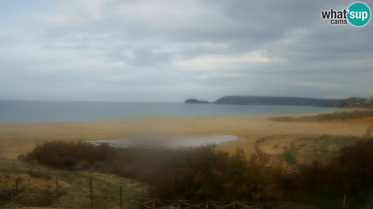Webcam Torre dei Corsari – Vista live sulla spiaggia da Punta Usai