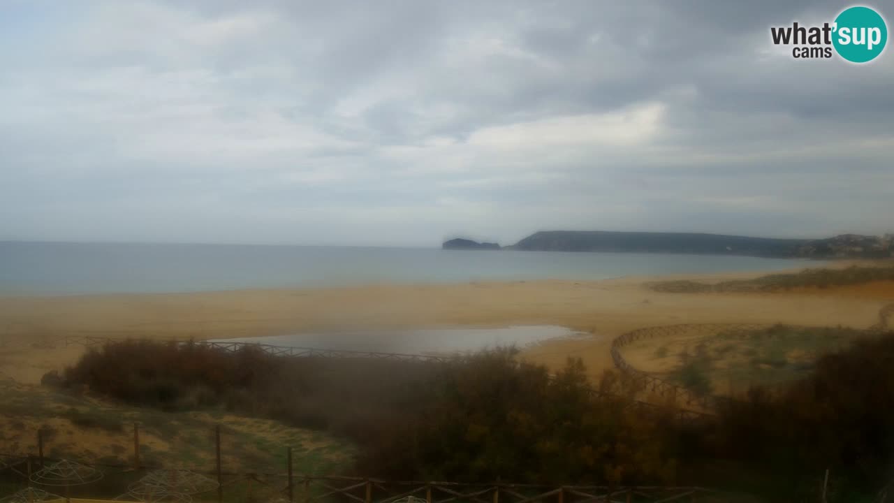 Cámara web Torre dei Corsari – Vista en directo de la playa desde Punta Usai