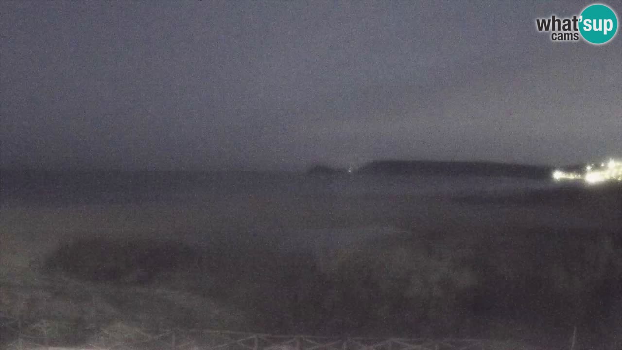 Webcam Torre dei Corsari – Vista live sulla spiaggia da Punta Usai