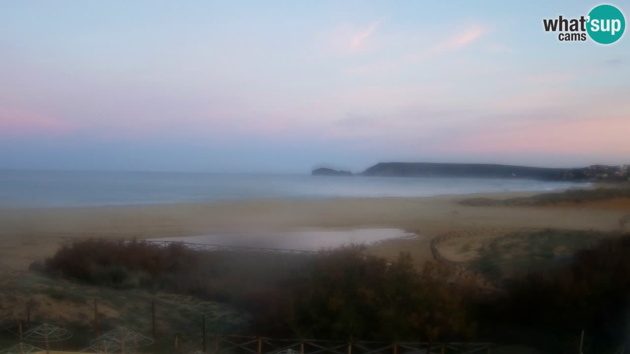 Web kamera Torre dei Corsari – Pogled uživo na plažu s Punta Usai