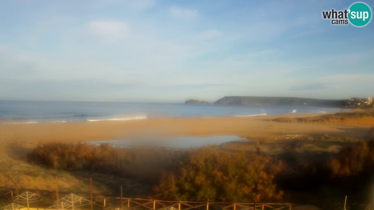 Webcam Torre dei Corsari – Vista live sulla spiaggia da Punta Usai