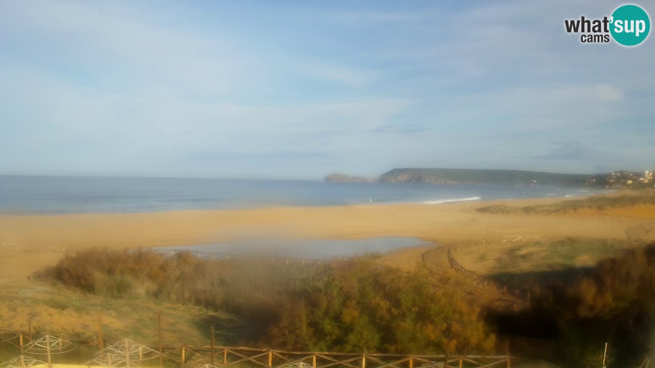 Webcam Torre dei Corsari – Vue en direct sur la plage depuis Punta Usai