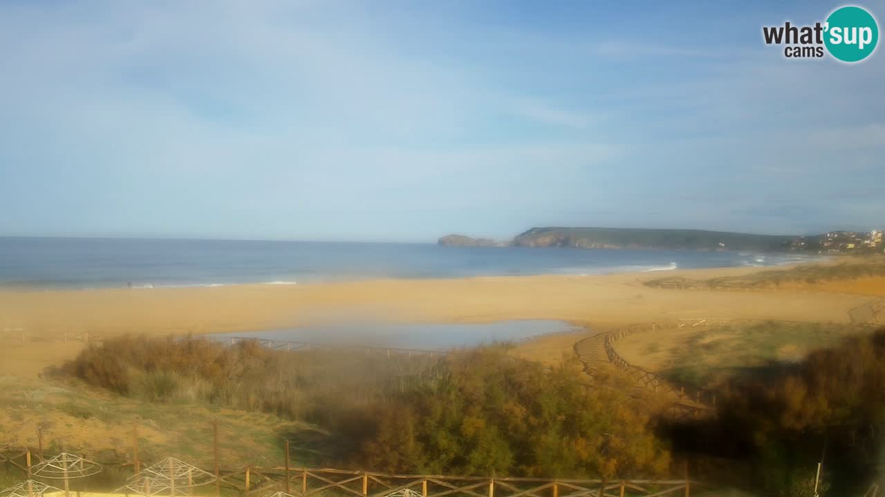 Cámara web Torre dei Corsari – Vista en directo de la playa desde Punta Usai