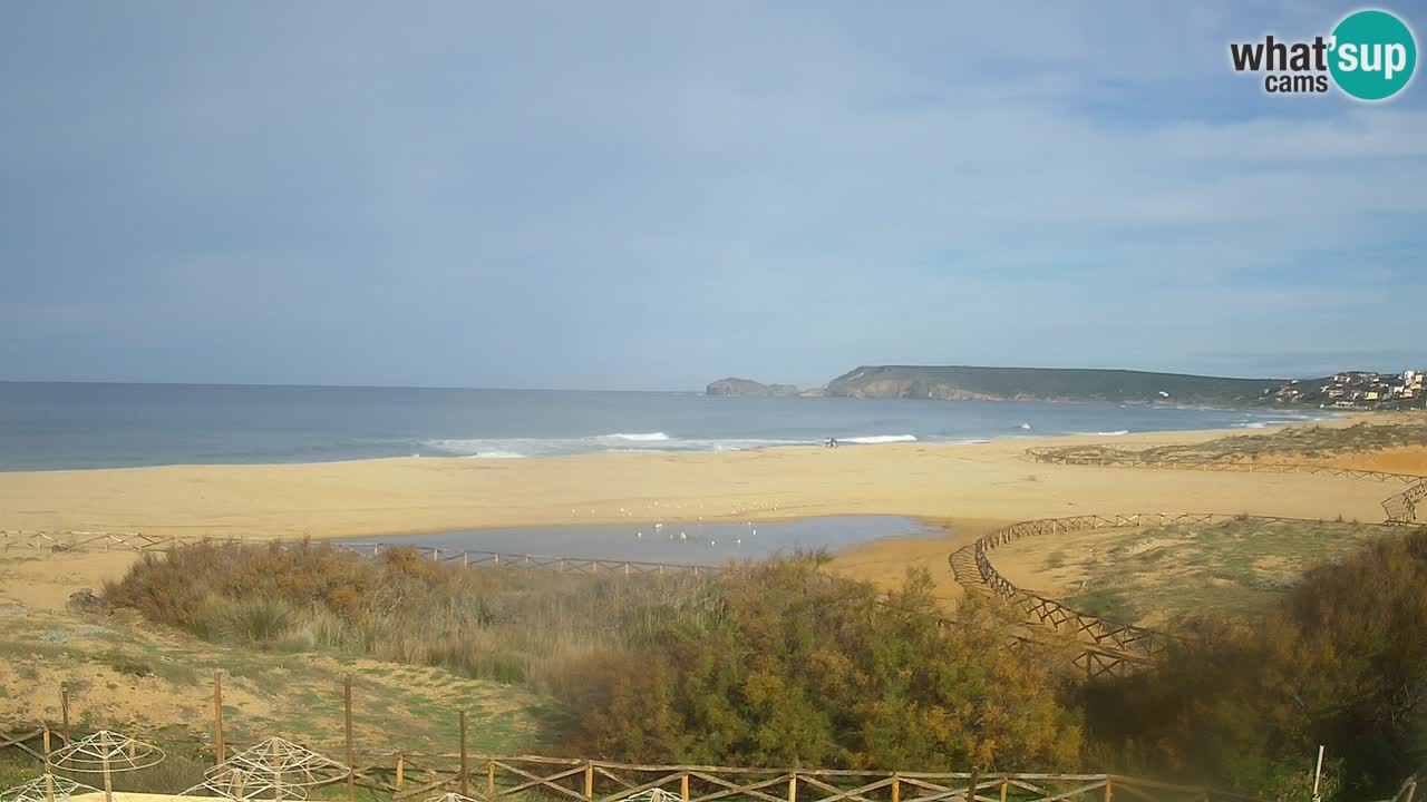 Cámara web Torre dei Corsari – Vista en directo de la playa desde Punta Usai