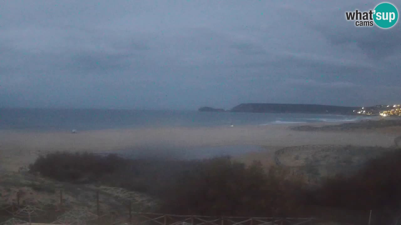 Webcam Torre dei Corsari – Vue en direct sur la plage depuis Punta Usai