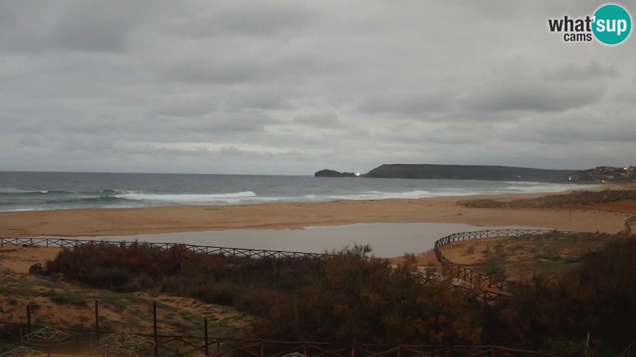 Webcam Torre dei Corsari – Liveblick auf den Strand von Punta Usai