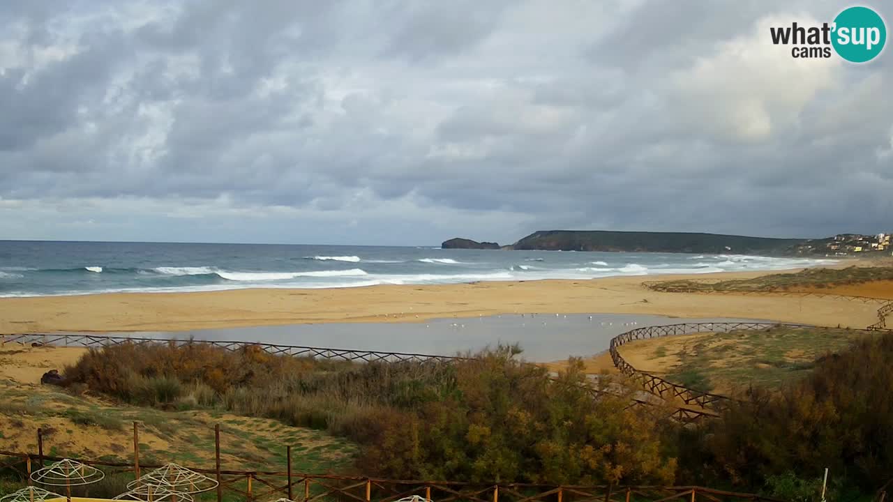 Cámara web Torre dei Corsari – Vista en directo de la playa desde Punta Usai