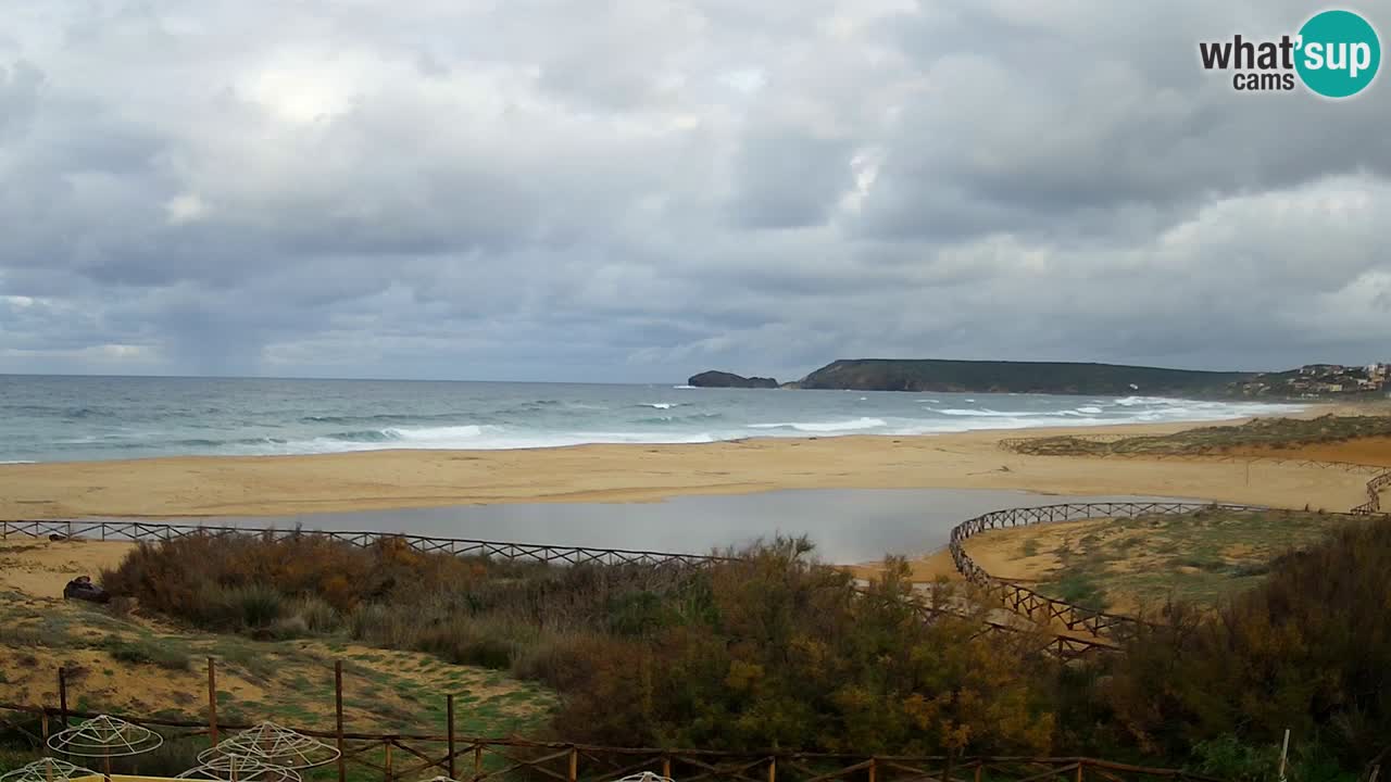 Webcam Torre dei Corsari – Vista live sulla spiaggia da Punta Usai
