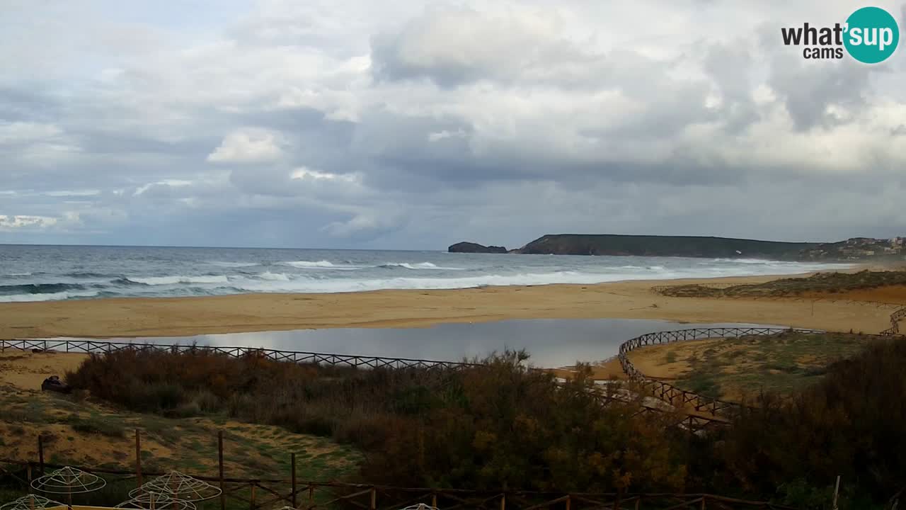 Cámara web Torre dei Corsari – Vista en directo de la playa desde Punta Usai