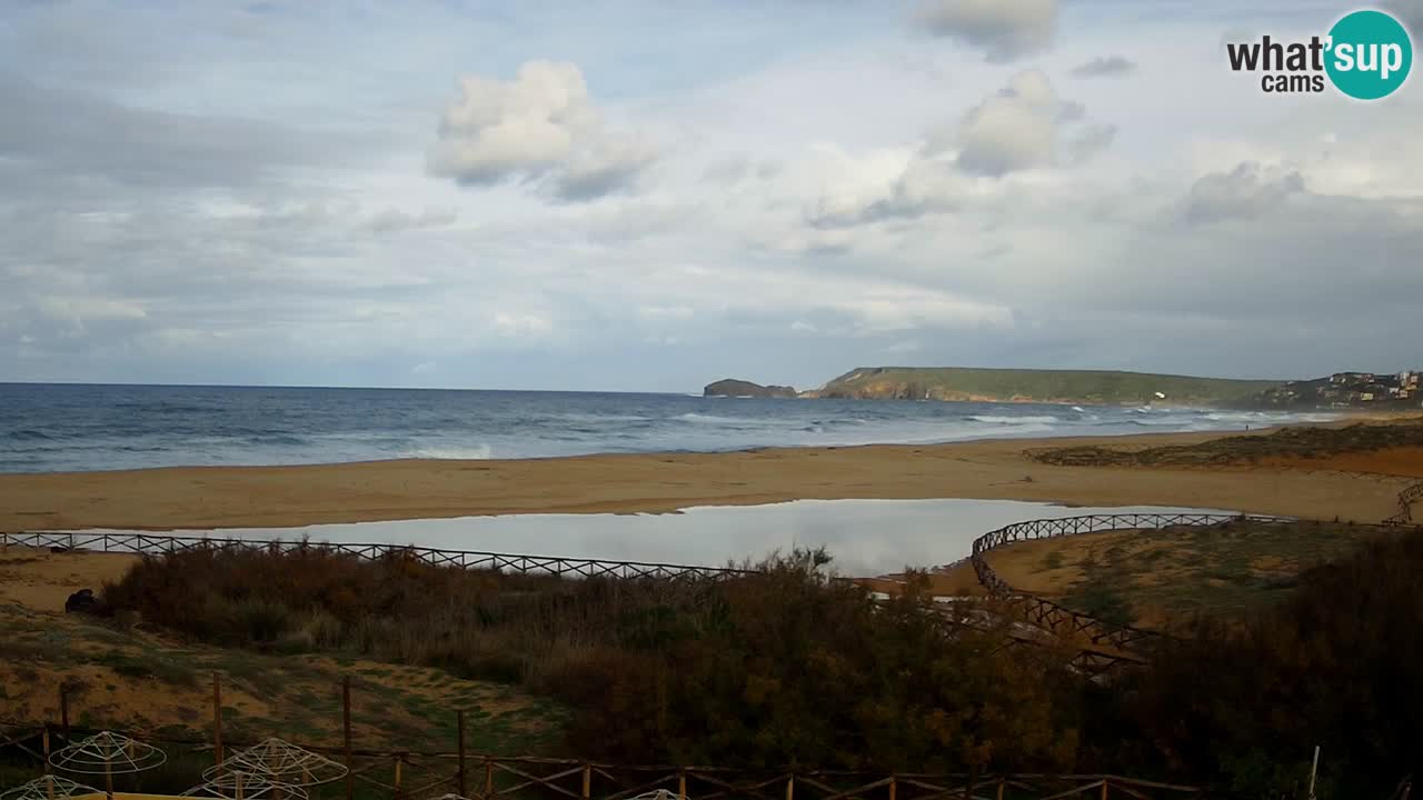 Cámara web Torre dei Corsari – Vista en directo de la playa desde Punta Usai