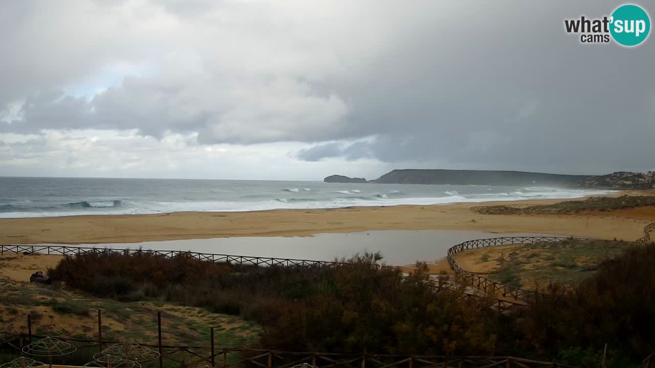 Cámara web Torre dei Corsari – Vista en directo de la playa desde Punta Usai
