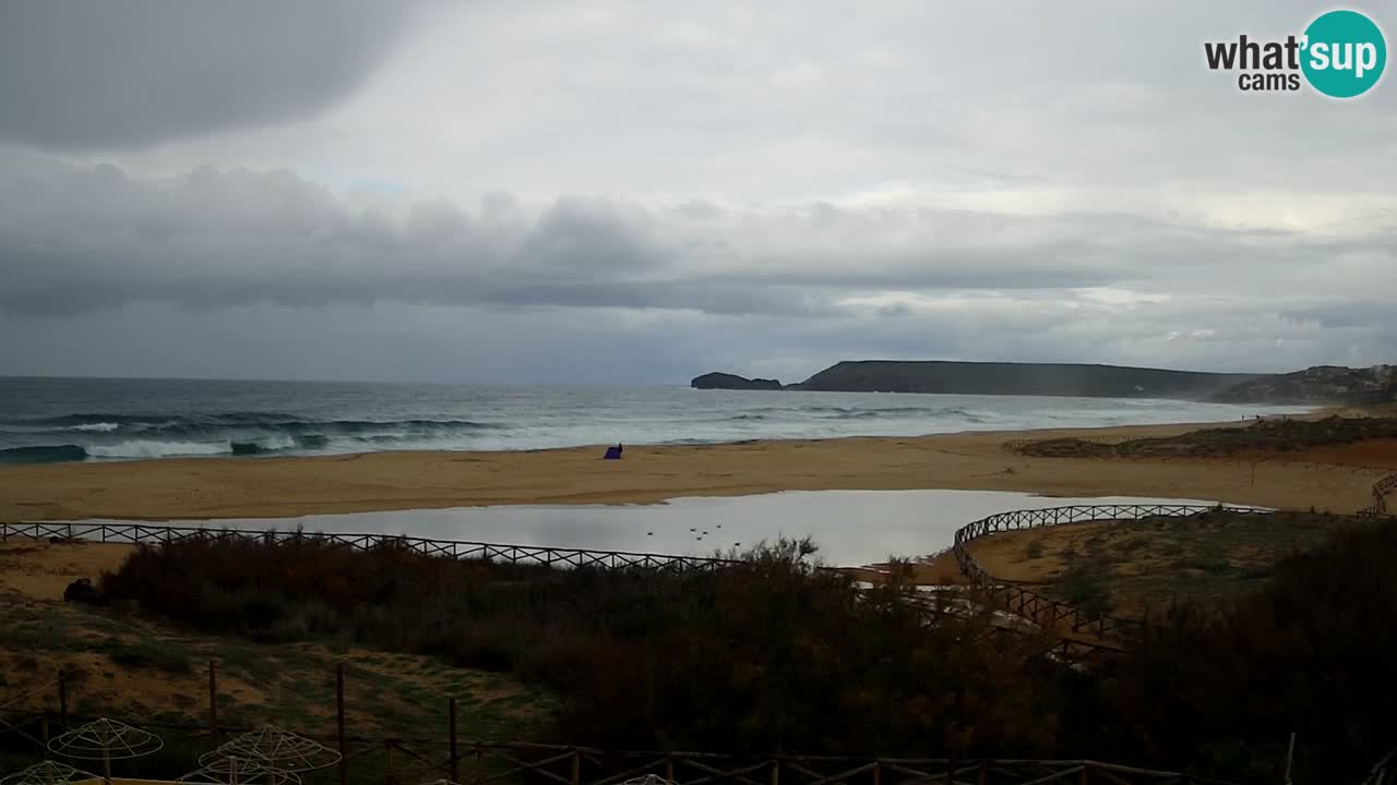 Webcam Torre dei Corsari – Vista live sulla spiaggia da Punta Usai