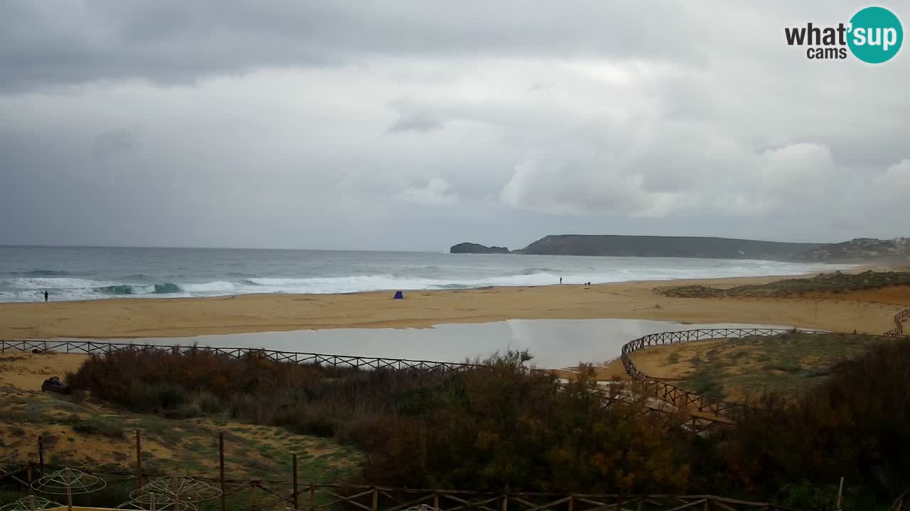 Web kamera Torre dei Corsari – Pogled uživo na plažu s Punta Usai