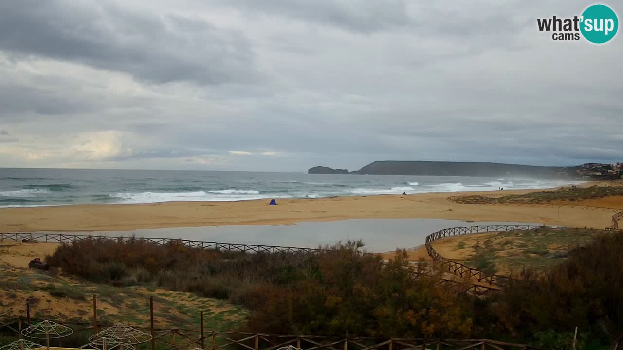 Web kamera Torre dei Corsari – Pogled uživo na plažu s Punta Usai