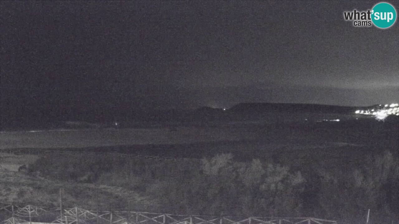 Cámara web Torre dei Corsari – Vista en directo de la playa desde Punta Usai