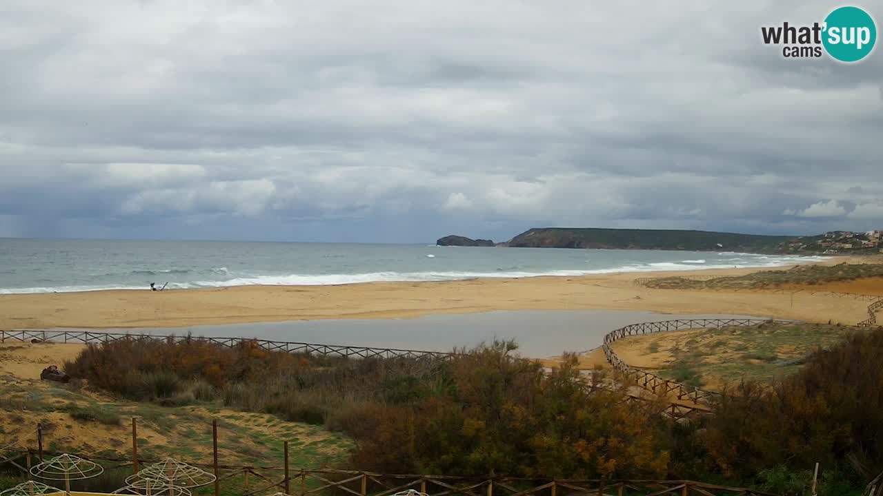 Webcam Torre dei Corsari – Vista live sulla spiaggia da Punta Usai