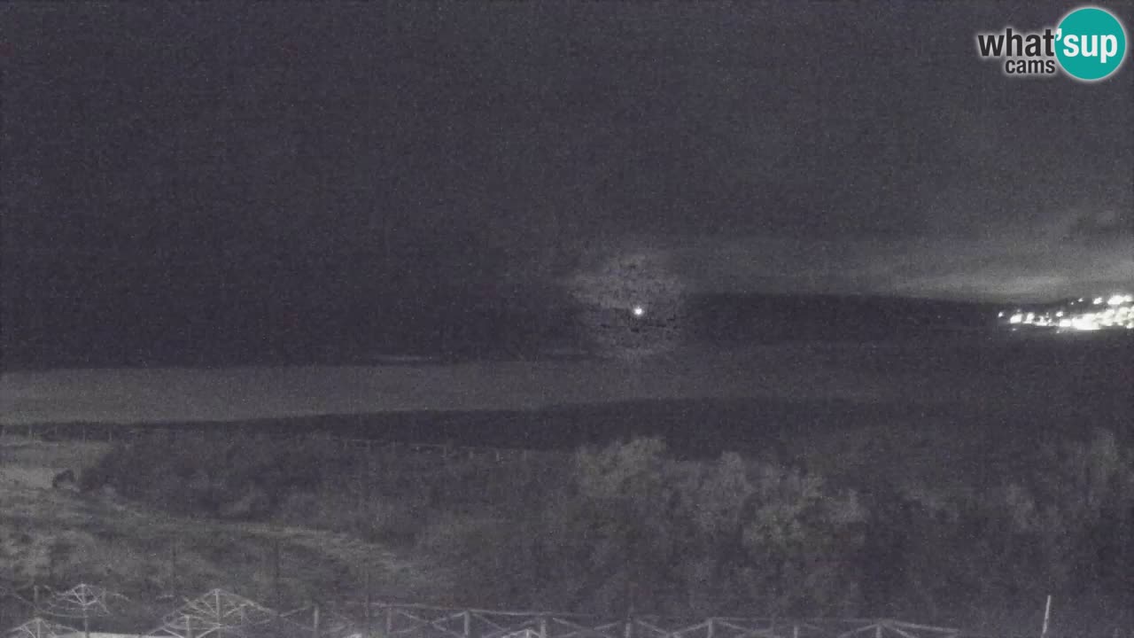 Webcam Torre dei Corsari – Liveblick auf den Strand von Punta Usai