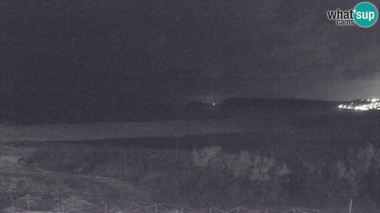 Cámara web Torre dei Corsari – Vista en directo de la playa desde Punta Usai