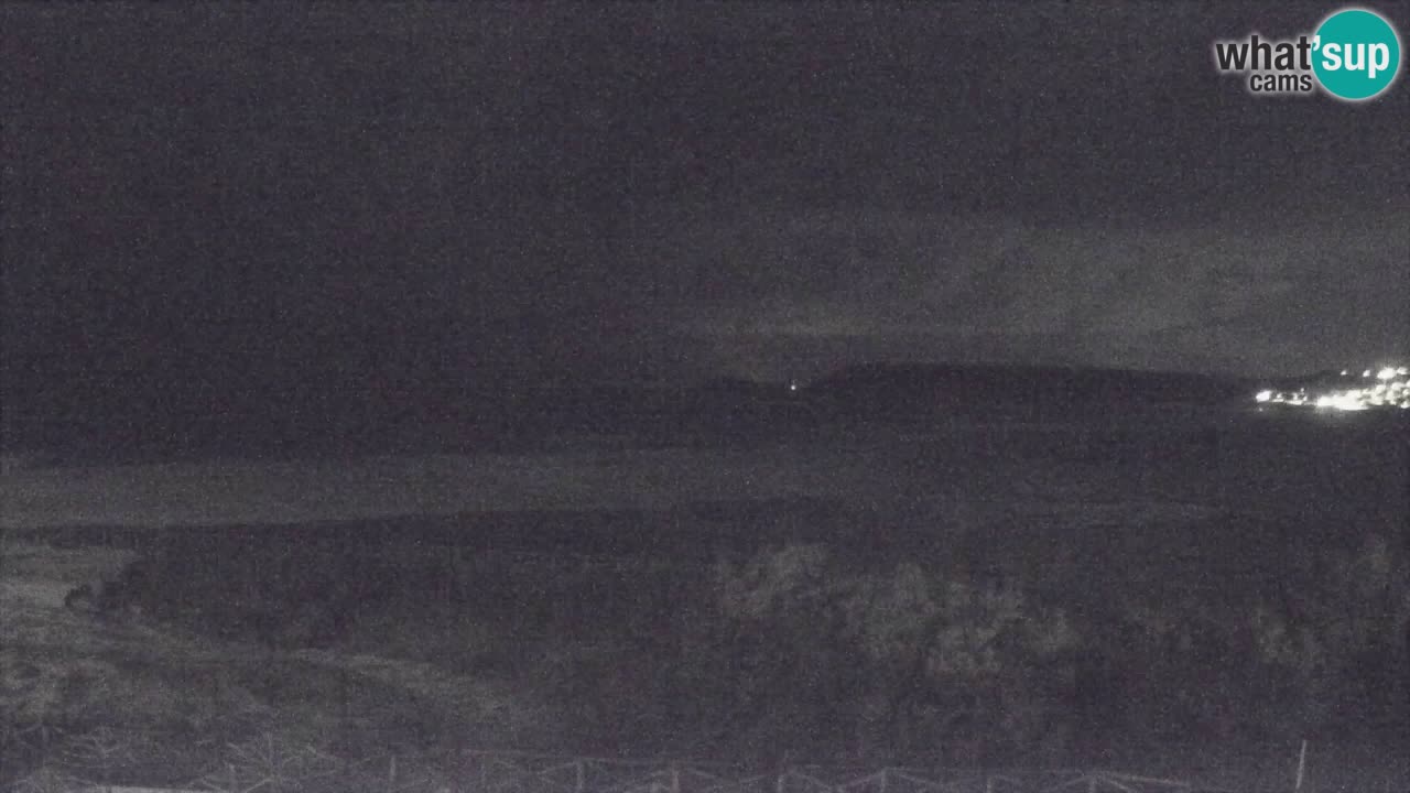 Webcam Torre dei Corsari – Vista live sulla spiaggia da Punta Usai