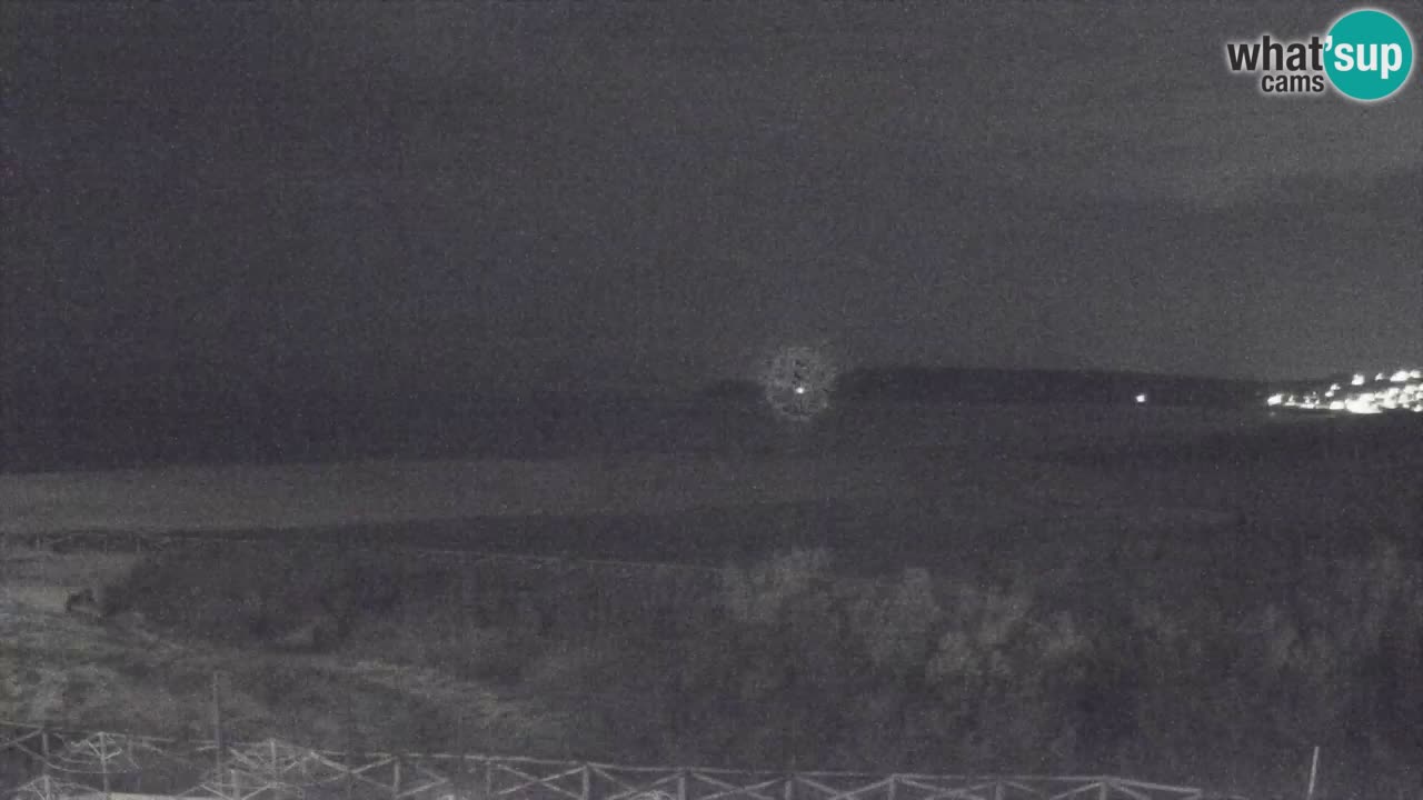 Webcam Torre dei Corsari – Vista live sulla spiaggia da Punta Usai