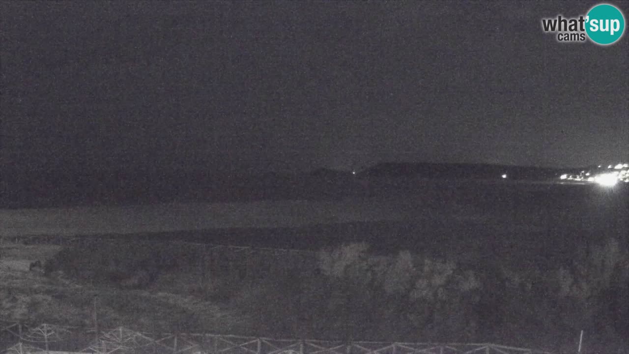 Webcam Torre dei Corsari – Vista live sulla spiaggia da Punta Usai