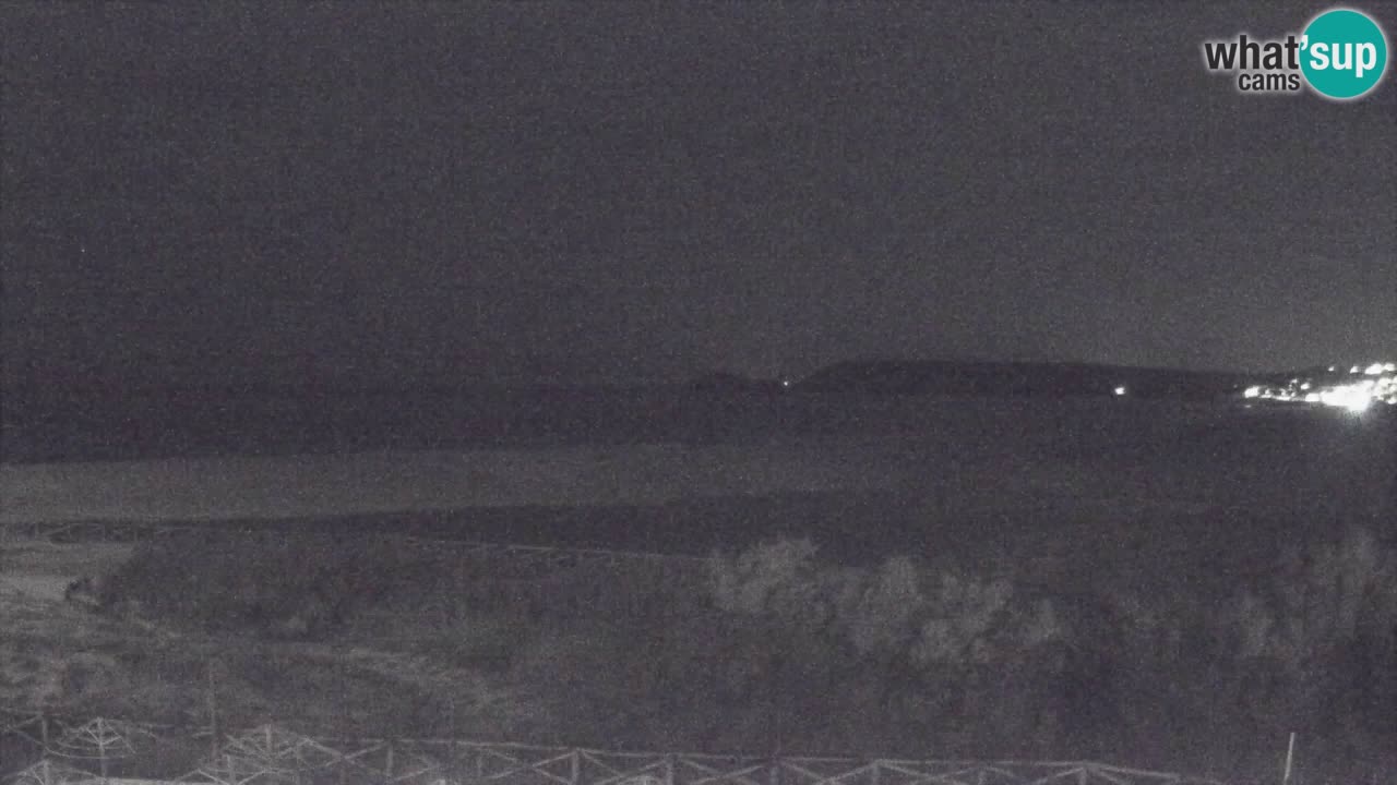 Webcam Torre dei Corsari – Vista live sulla spiaggia da Punta Usai