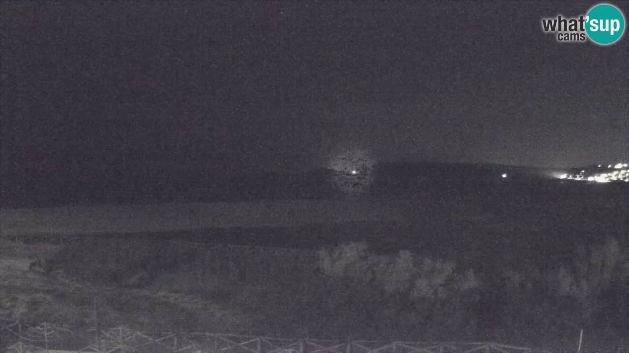 Webcam Torre dei Corsari – Vista live sulla spiaggia da Punta Usai