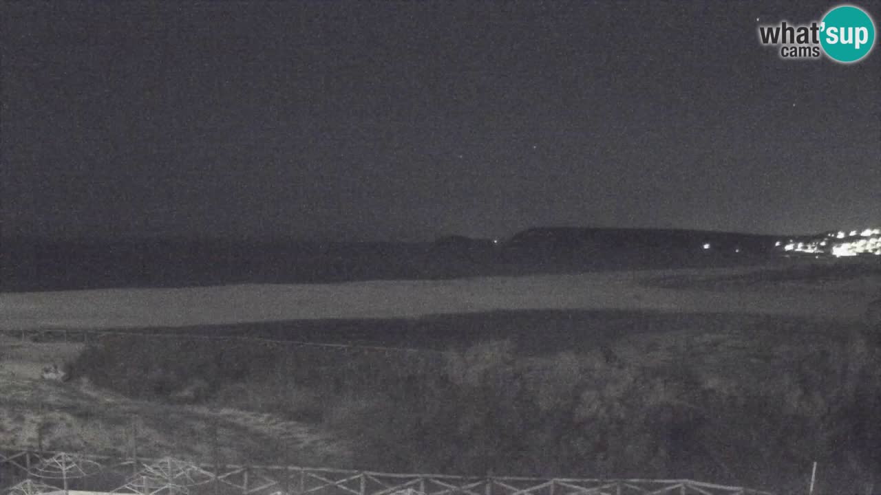 Cámara web Torre dei Corsari – Vista en directo de la playa desde Punta Usai