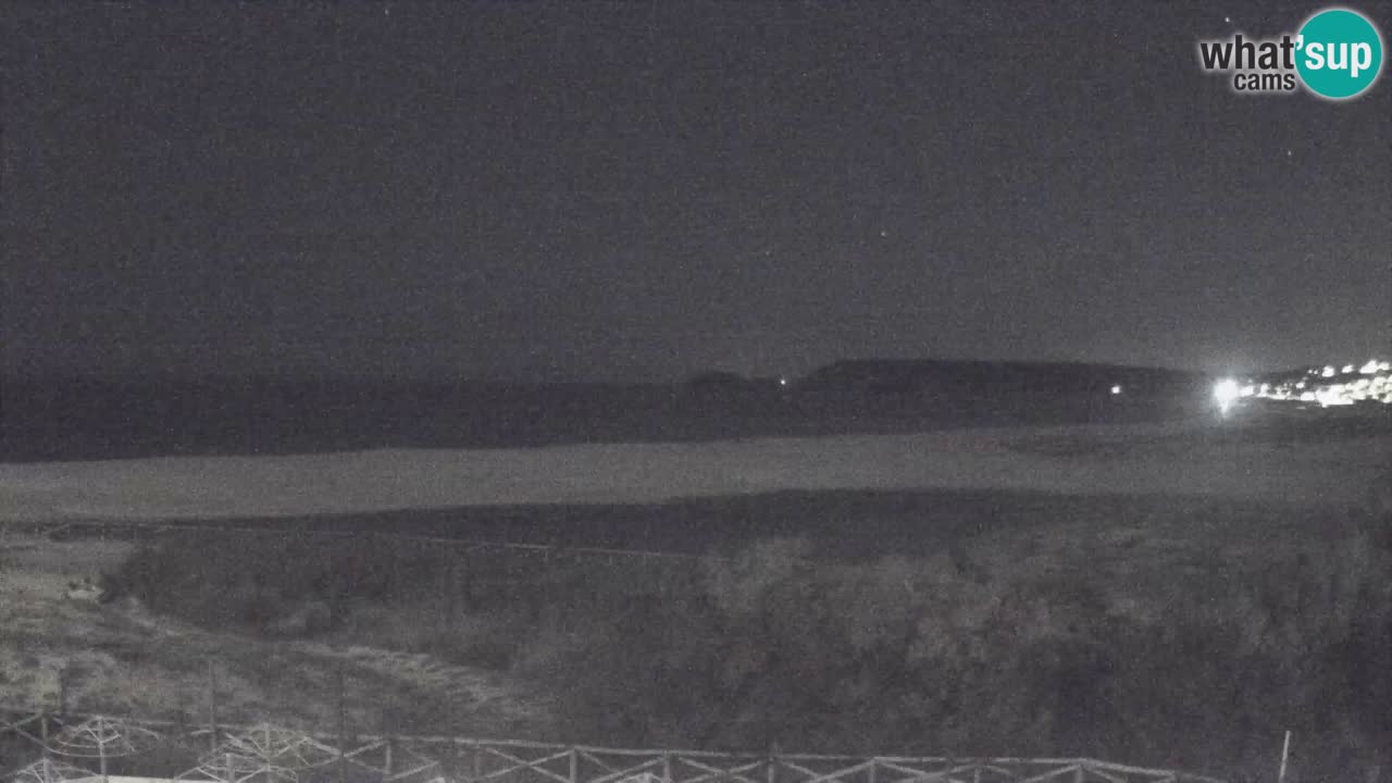 Webcam Torre dei Corsari – Vista live sulla spiaggia da Punta Usai