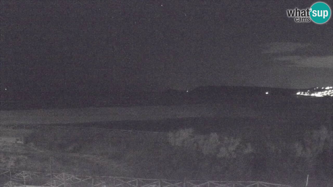 Webcam Torre dei Corsari – Vista live sulla spiaggia da Punta Usai