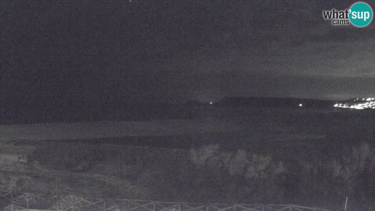 Cámara web Torre dei Corsari – Vista en directo de la playa desde Punta Usai