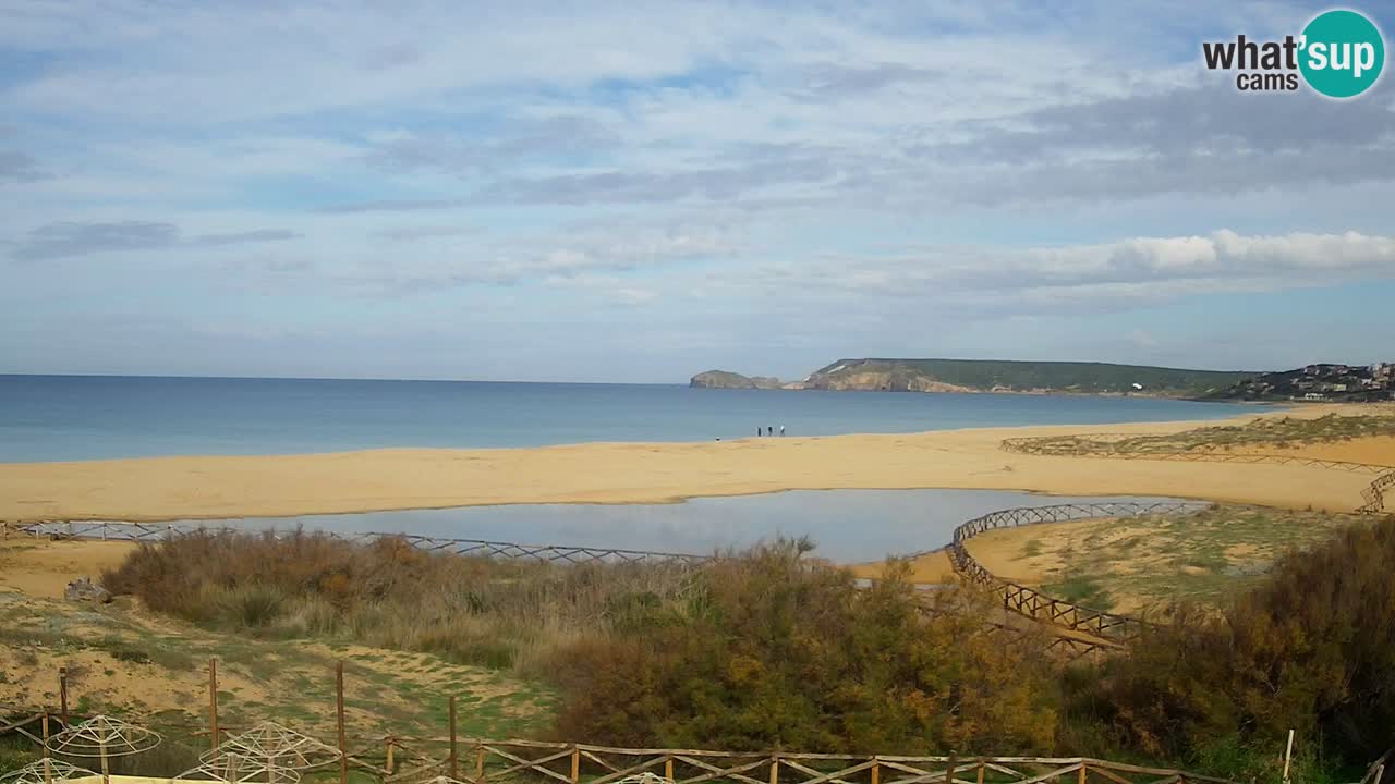Webcam Torre dei Corsari – Liveblick auf den Strand von Punta Usai