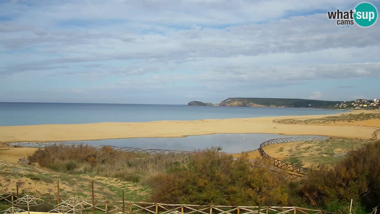 Cámara web Torre dei Corsari – Vista en directo de la playa desde Punta Usai