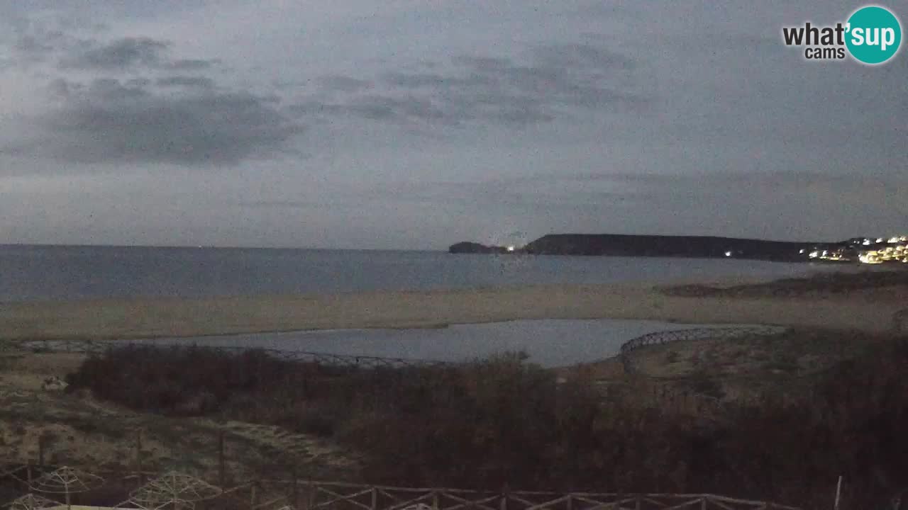 Webcam Torre dei Corsari – Liveblick auf den Strand von Punta Usai