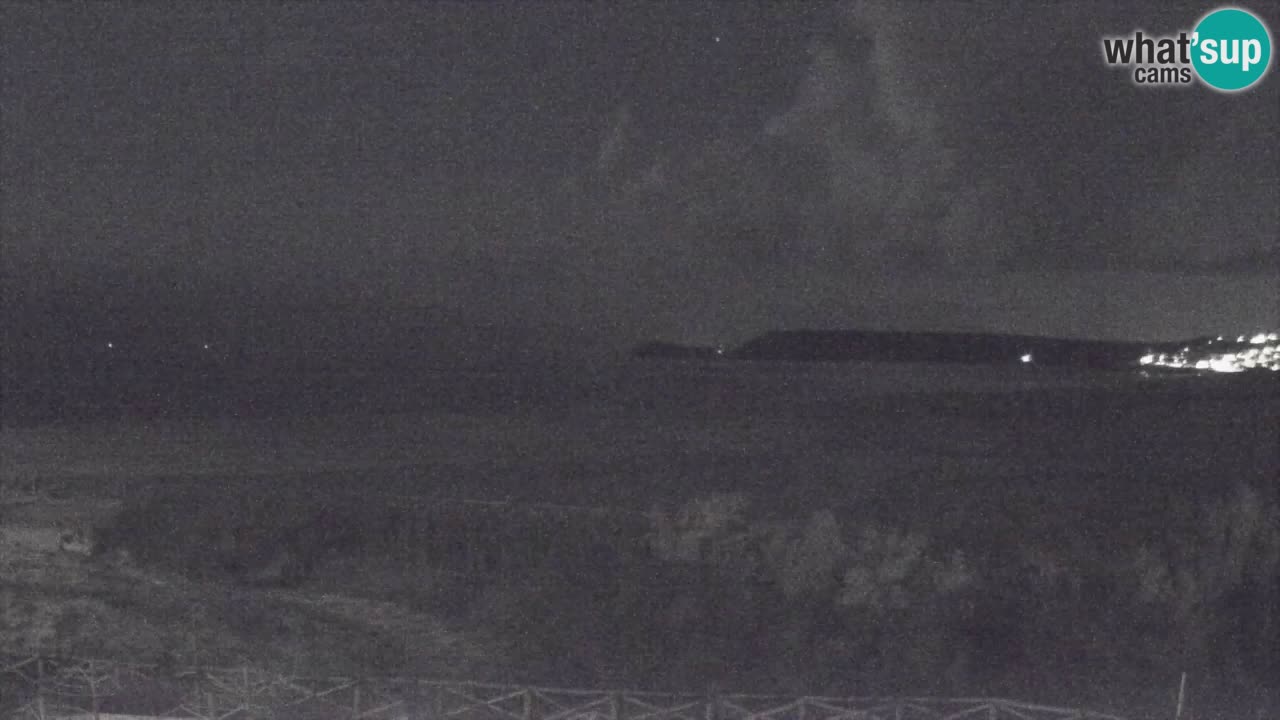 Webcam Torre dei Corsari – Liveblick auf den Strand von Punta Usai