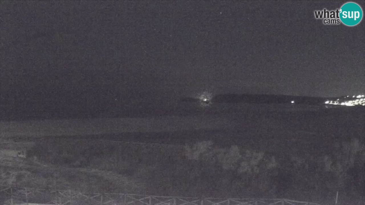 Webcam Torre dei Corsari – Vista live sulla spiaggia da Punta Usai