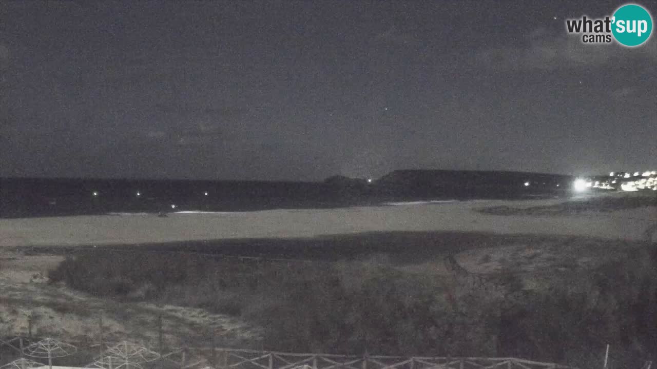 Cámara web Torre dei Corsari – Vista en directo de la playa desde Punta Usai