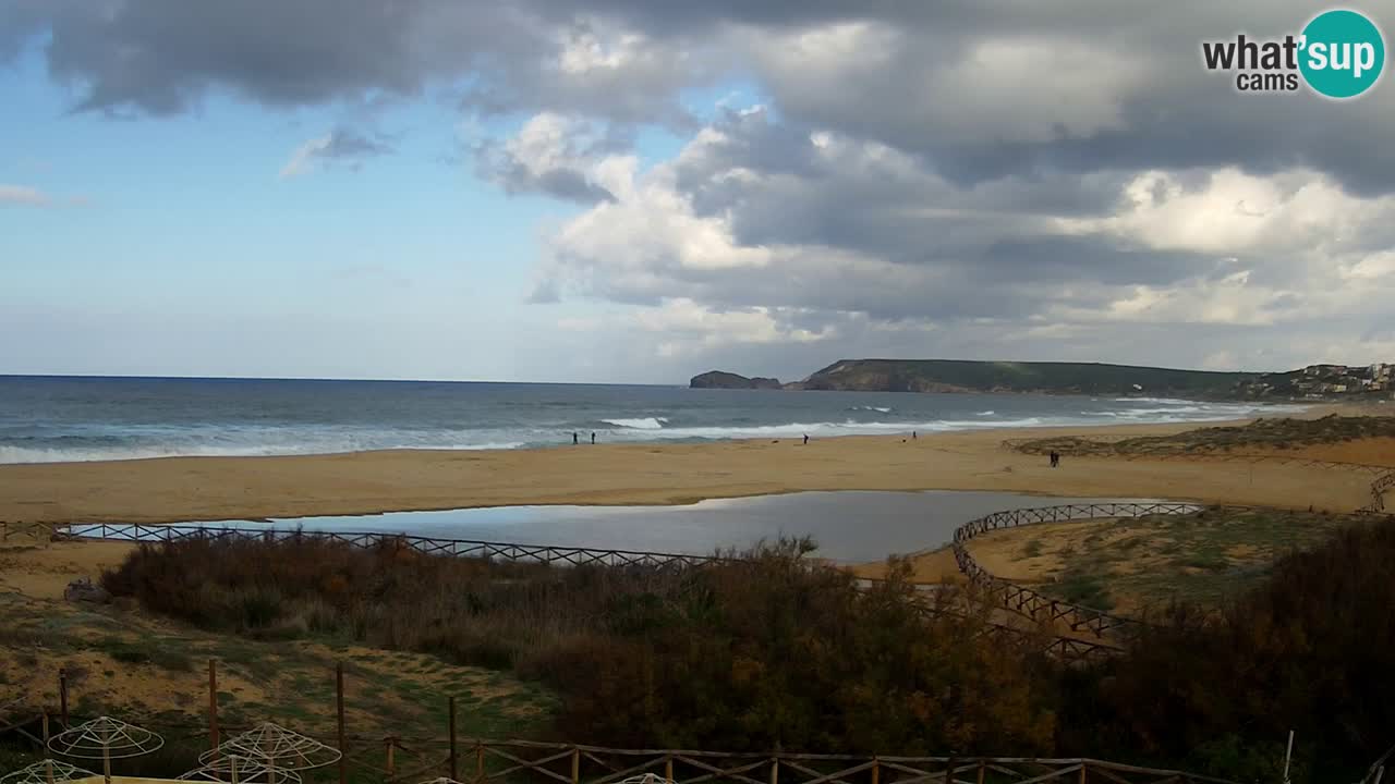 Cámara web Torre dei Corsari – Vista en directo de la playa desde Punta Usai