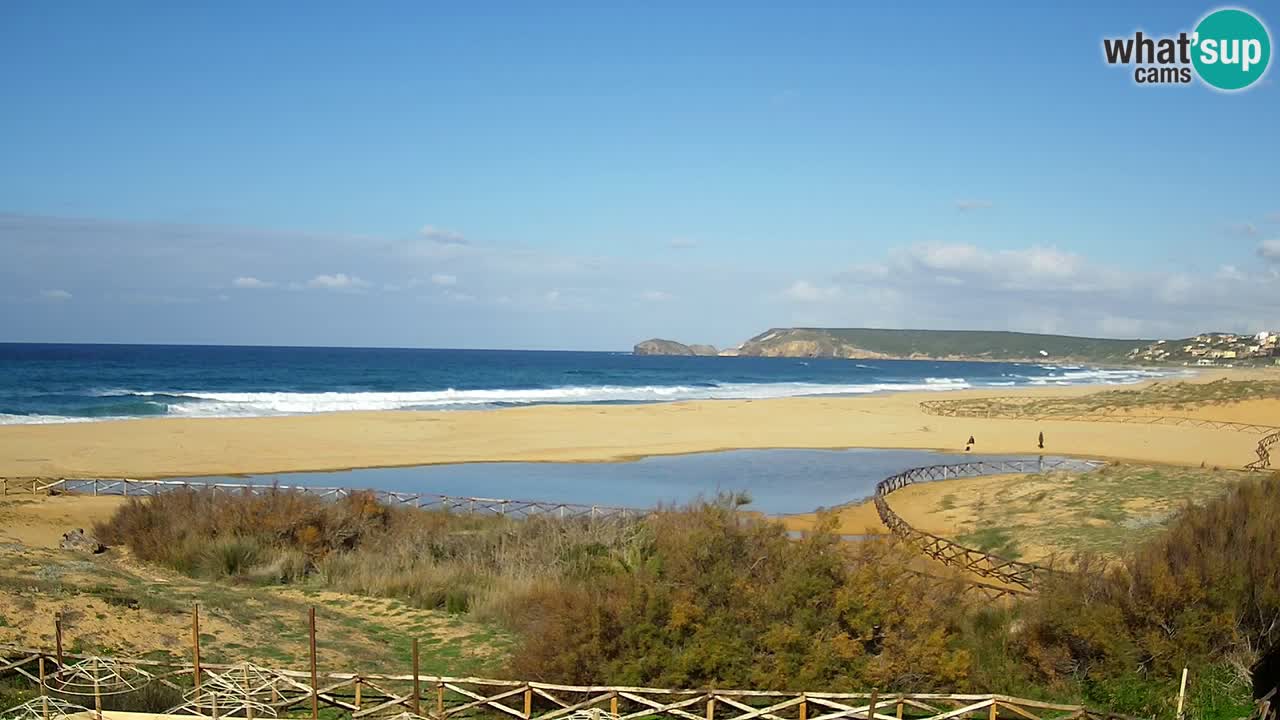 Cámara web Torre dei Corsari – Vista en directo de la playa desde Punta Usai