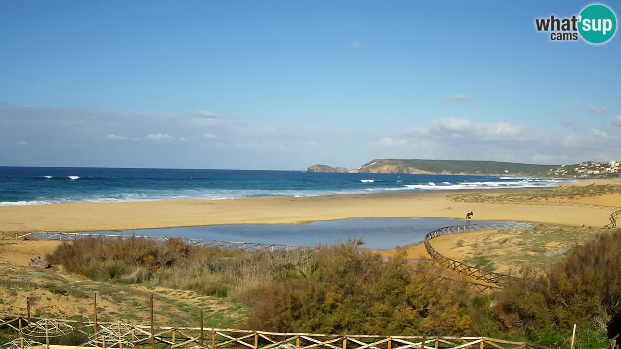 Cámara web Torre dei Corsari – Vista en directo de la playa desde Punta Usai