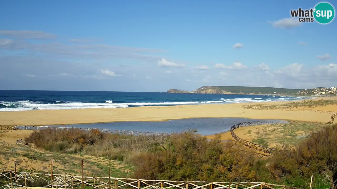 Cámara web Torre dei Corsari – Vista en directo de la playa desde Punta Usai