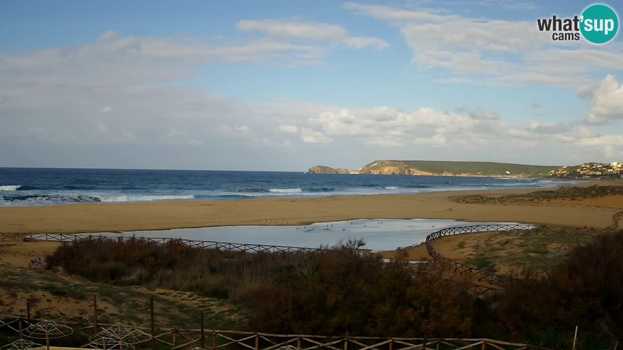 Webcam Torre dei Corsari – Vue en direct sur la plage depuis Punta Usai