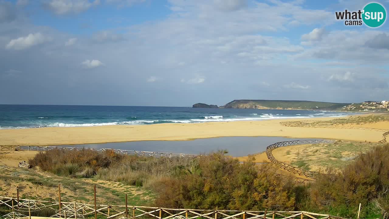 Cámara web Torre dei Corsari – Vista en directo de la playa desde Punta Usai