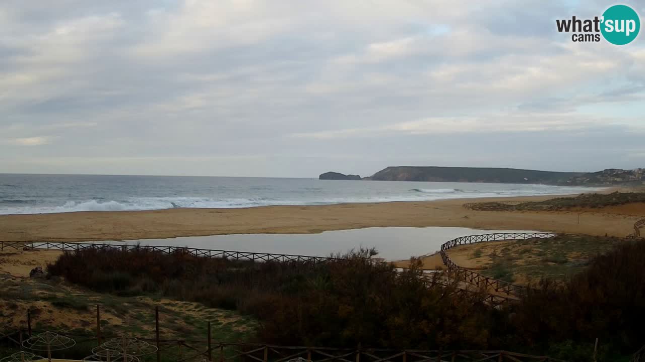 Cámara web Torre dei Corsari – Vista en directo de la playa desde Punta Usai